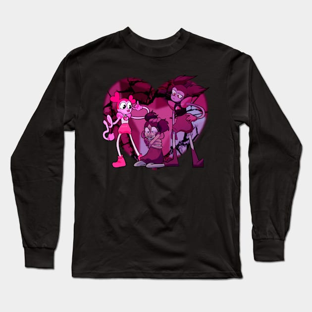 Heart Broken Long Sleeve T-Shirt by Nekobill